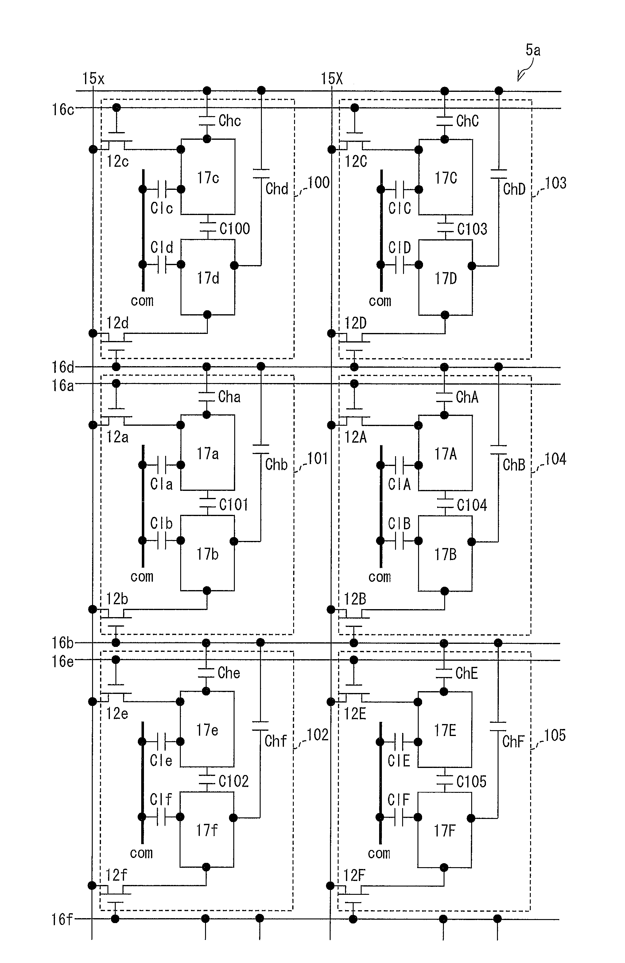 Active matrix substrate, liquid crystal panel, liquid crystal display device, liquid crystal display unit, and television receiver