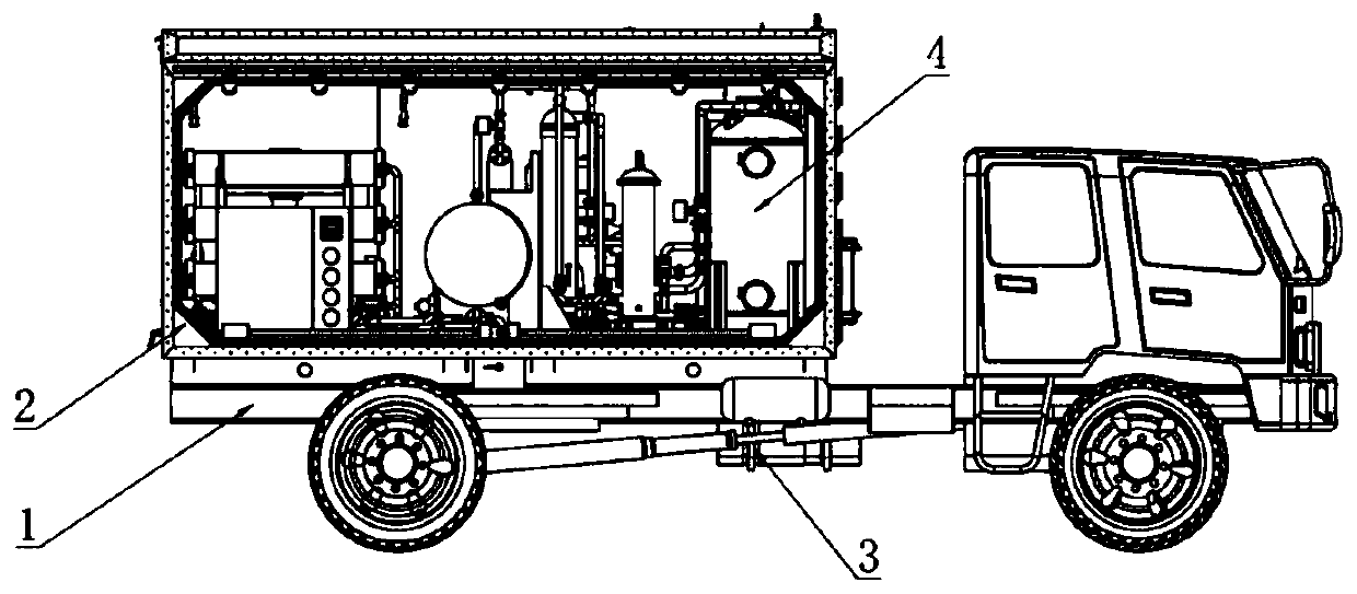 All-area water purifying vehicle