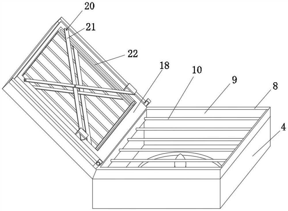 Lead grid dehydration device and use method thereof