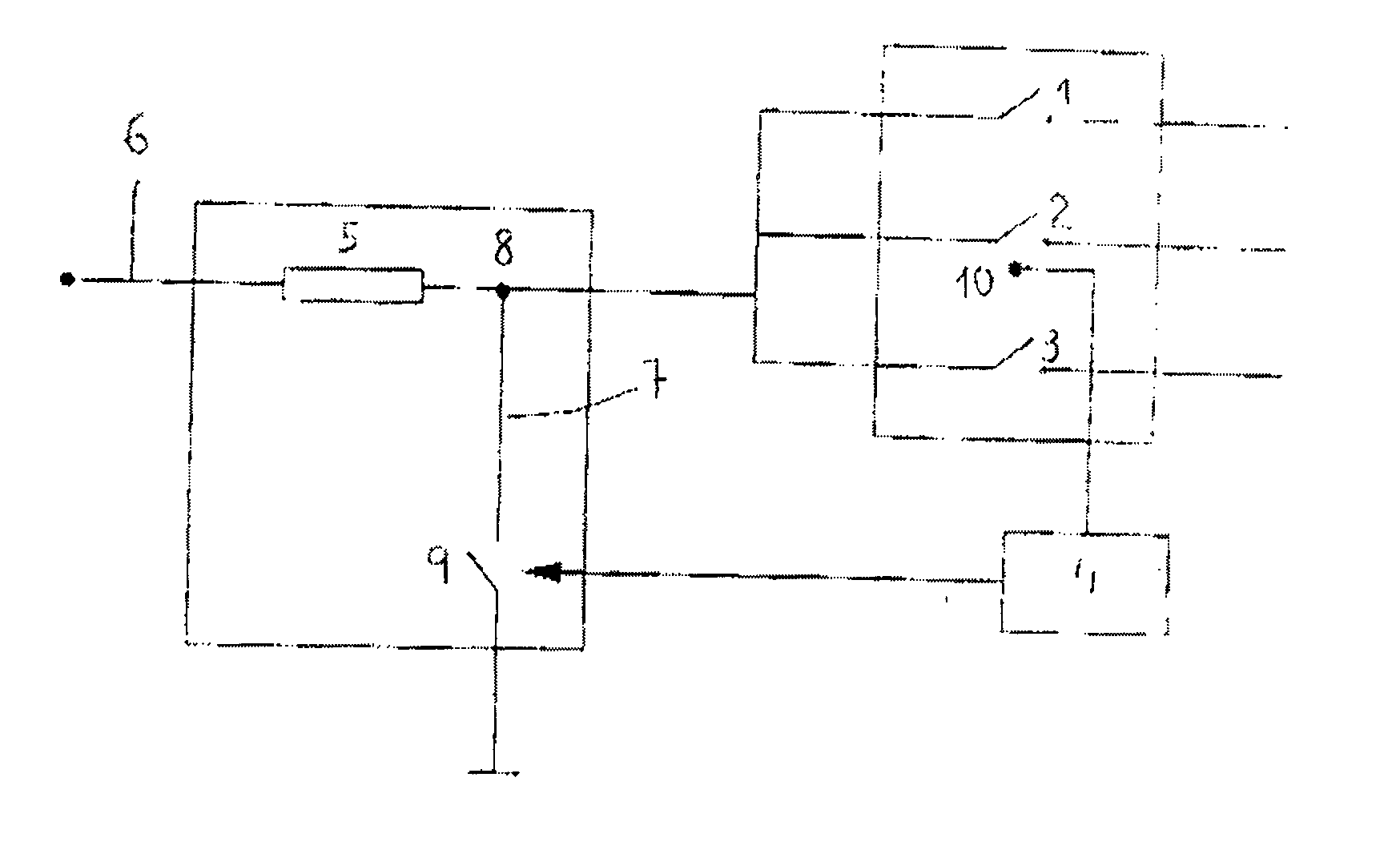 Active Safety Circuit with Loads Protected by Solid State Relays