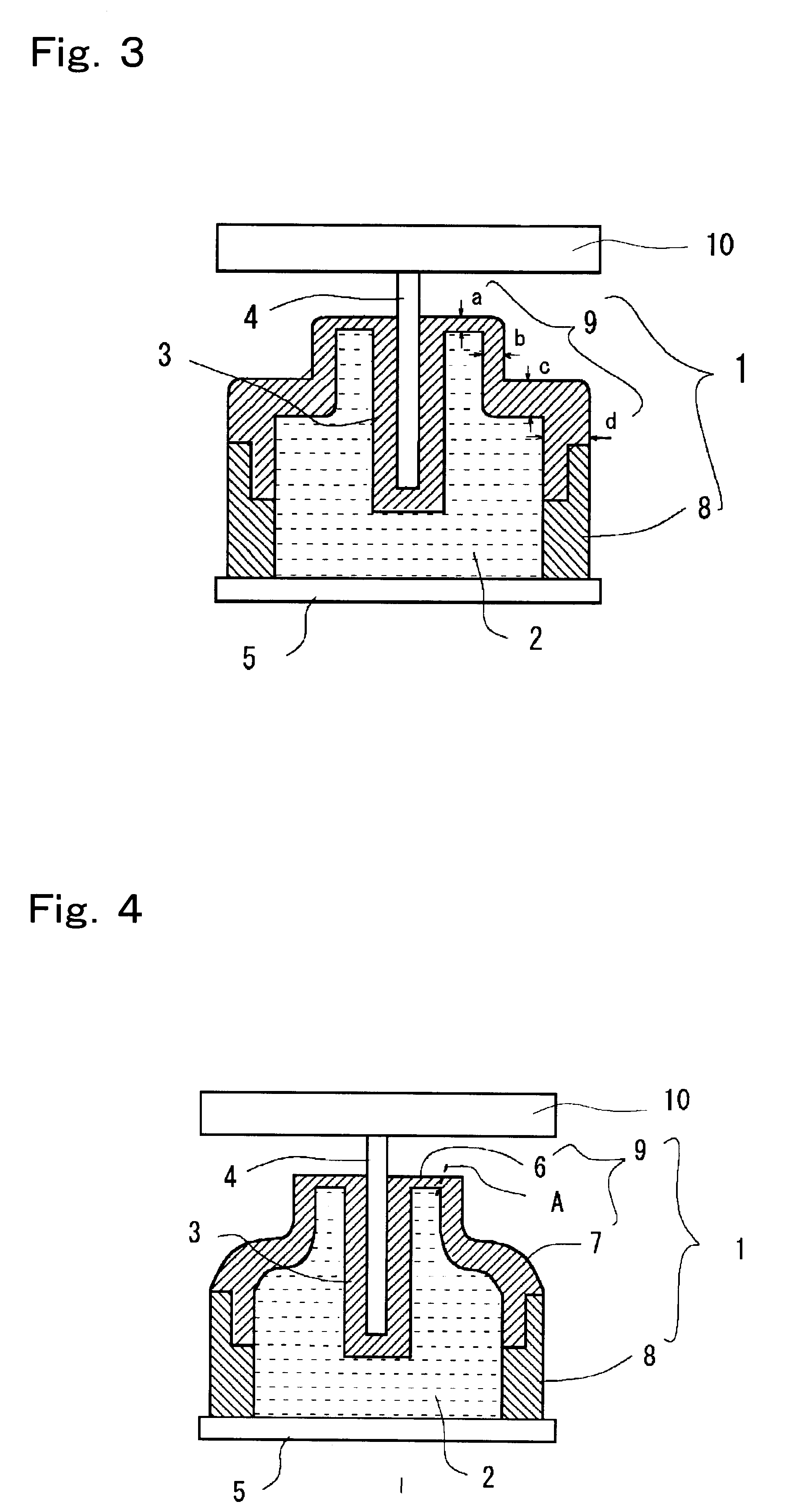 Variable spring constant type damper filled with viscous fluid