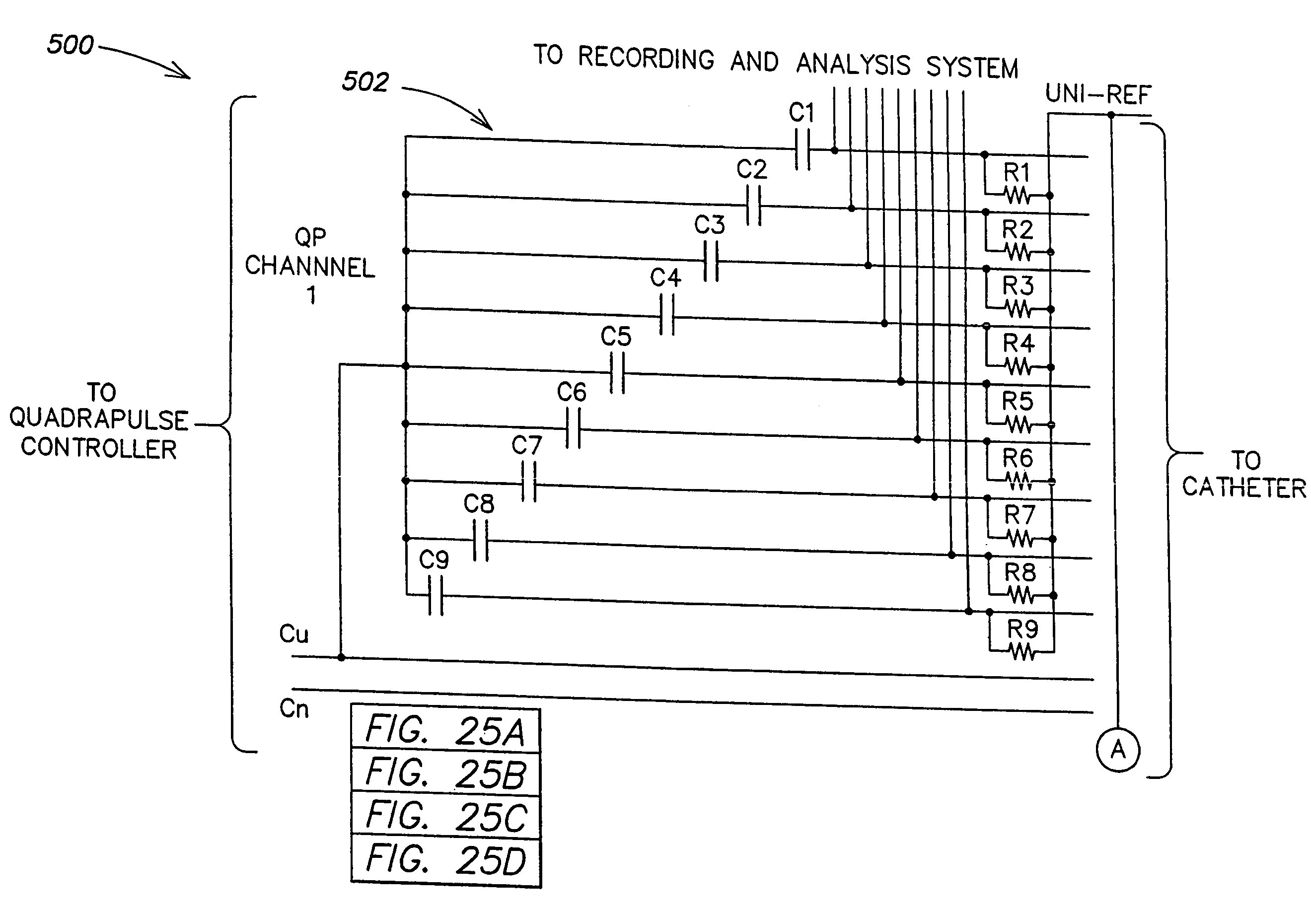 Method and apparatus for control of ablation energy and electrogram acquisition through multiple common electrodes in an electrophysiology catheter