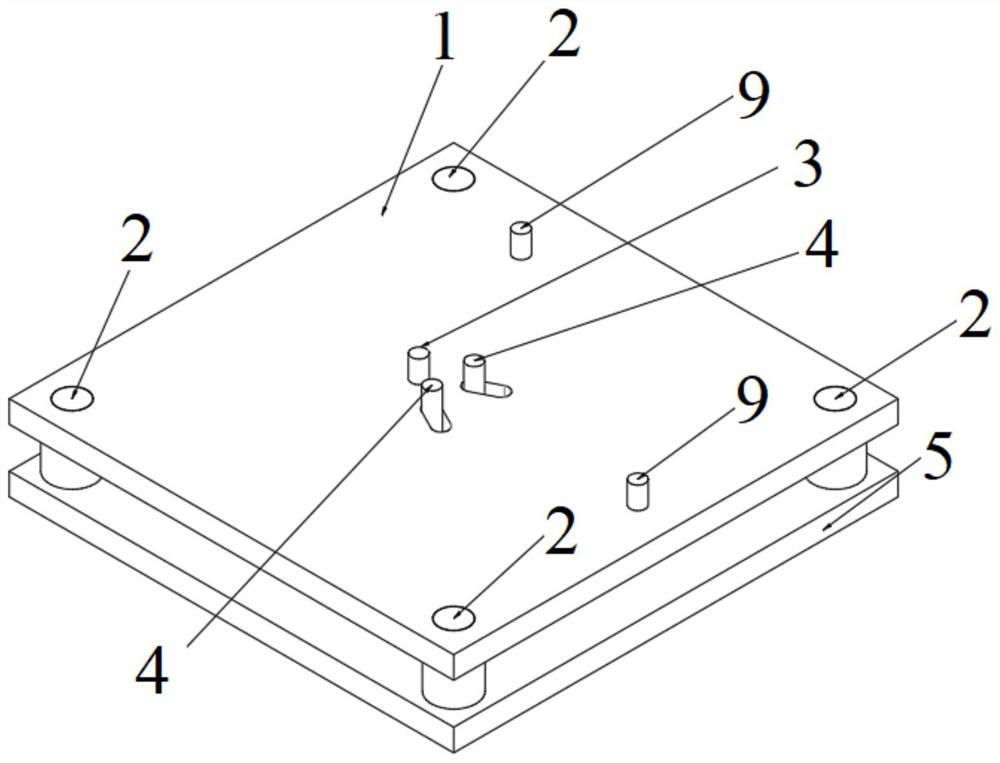 Clutch pressing plate clamp