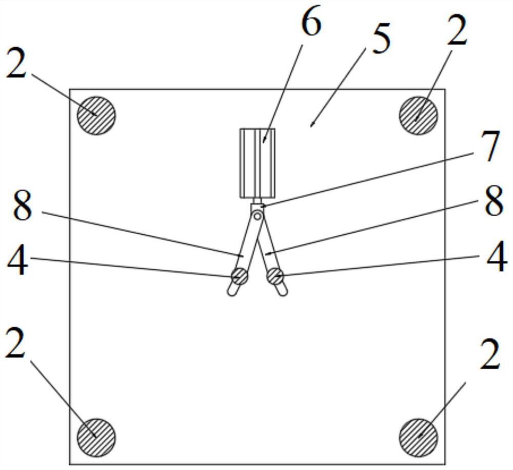 Clutch pressing plate clamp