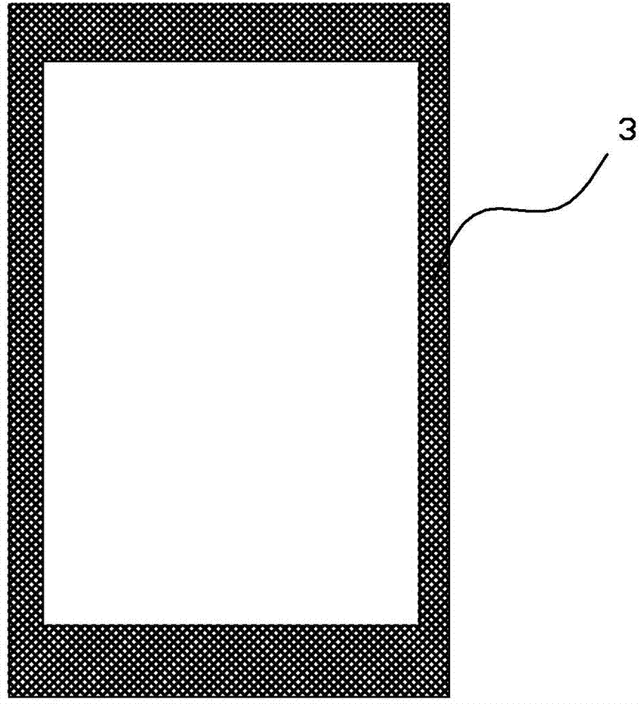 3D silkscreened OGS touchscreen and production method thereof