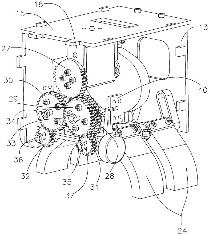 Claw holding type inchworm robot