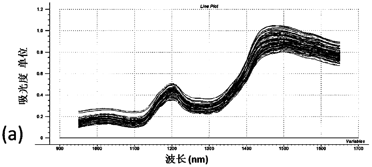 Method for determining water-soluble protein content of soybean by near-infrared spectroscopy