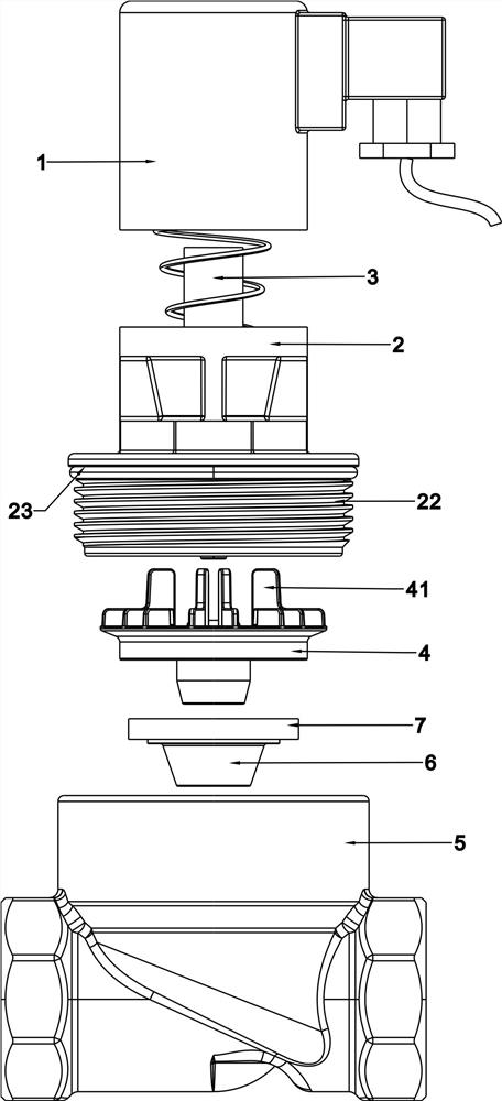 A pilot-operated high-pressure solenoid valve