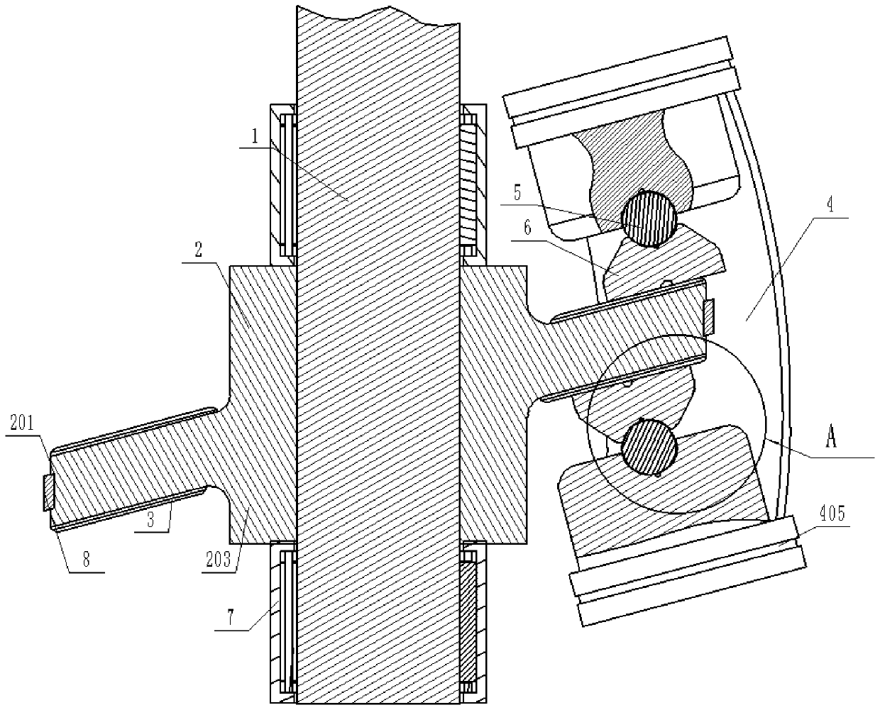 Compressor swash plate and piston mechanism