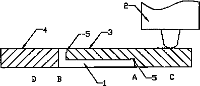 Welding method for L-shaped aluminium alloy section bar stirring friction welding