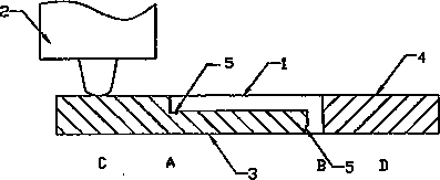 Welding method for L-shaped aluminium alloy section bar stirring friction welding