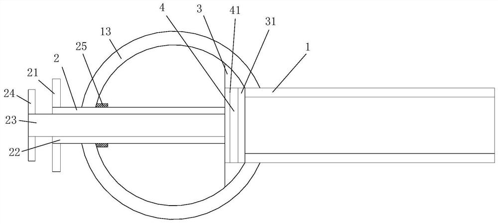 Three-way pipeline with flow control function