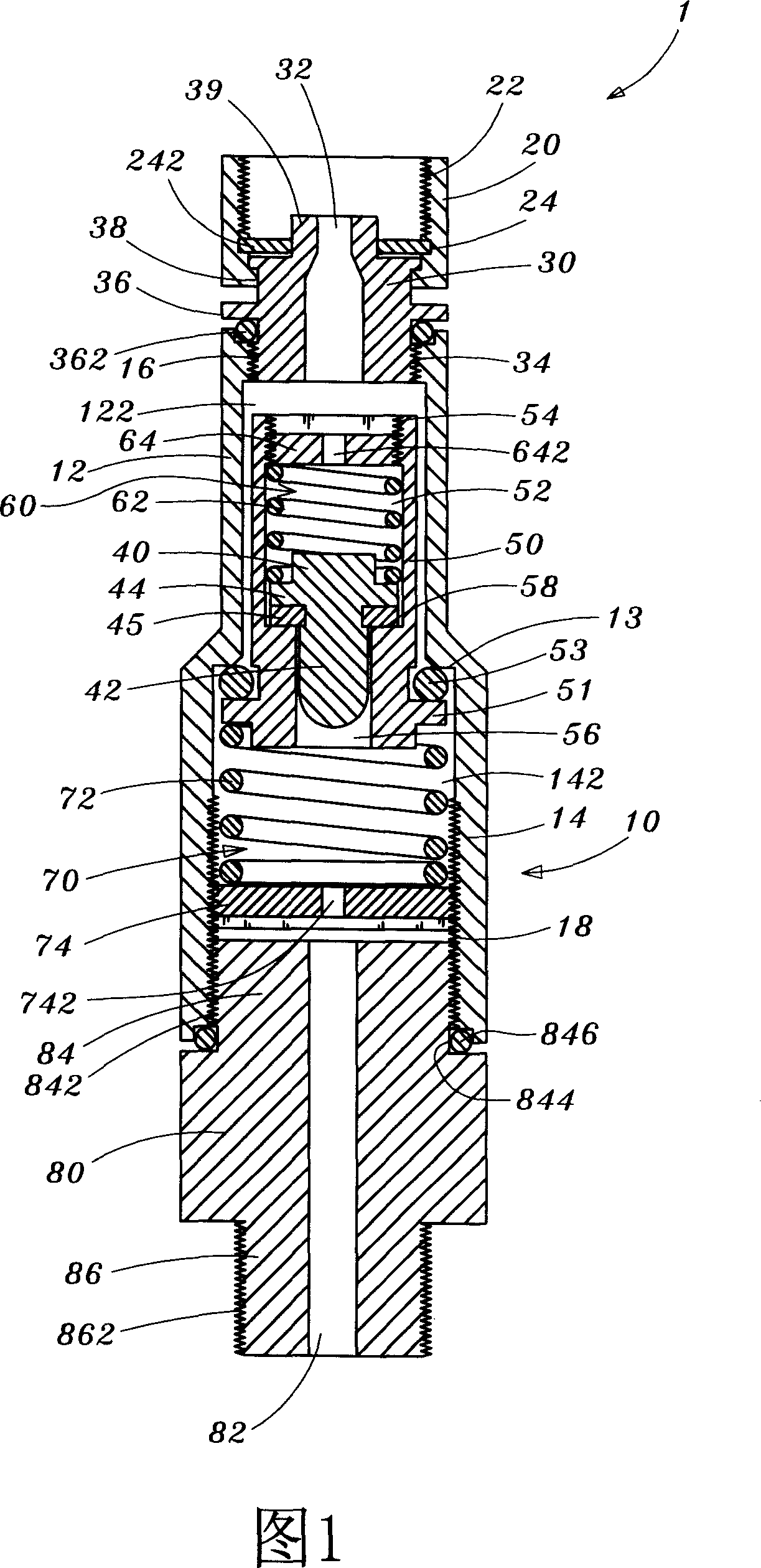 Bidirectional non-return valve