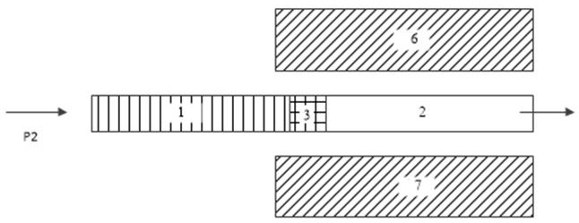 Gas-liquid composite hot forming process method for closed pipe