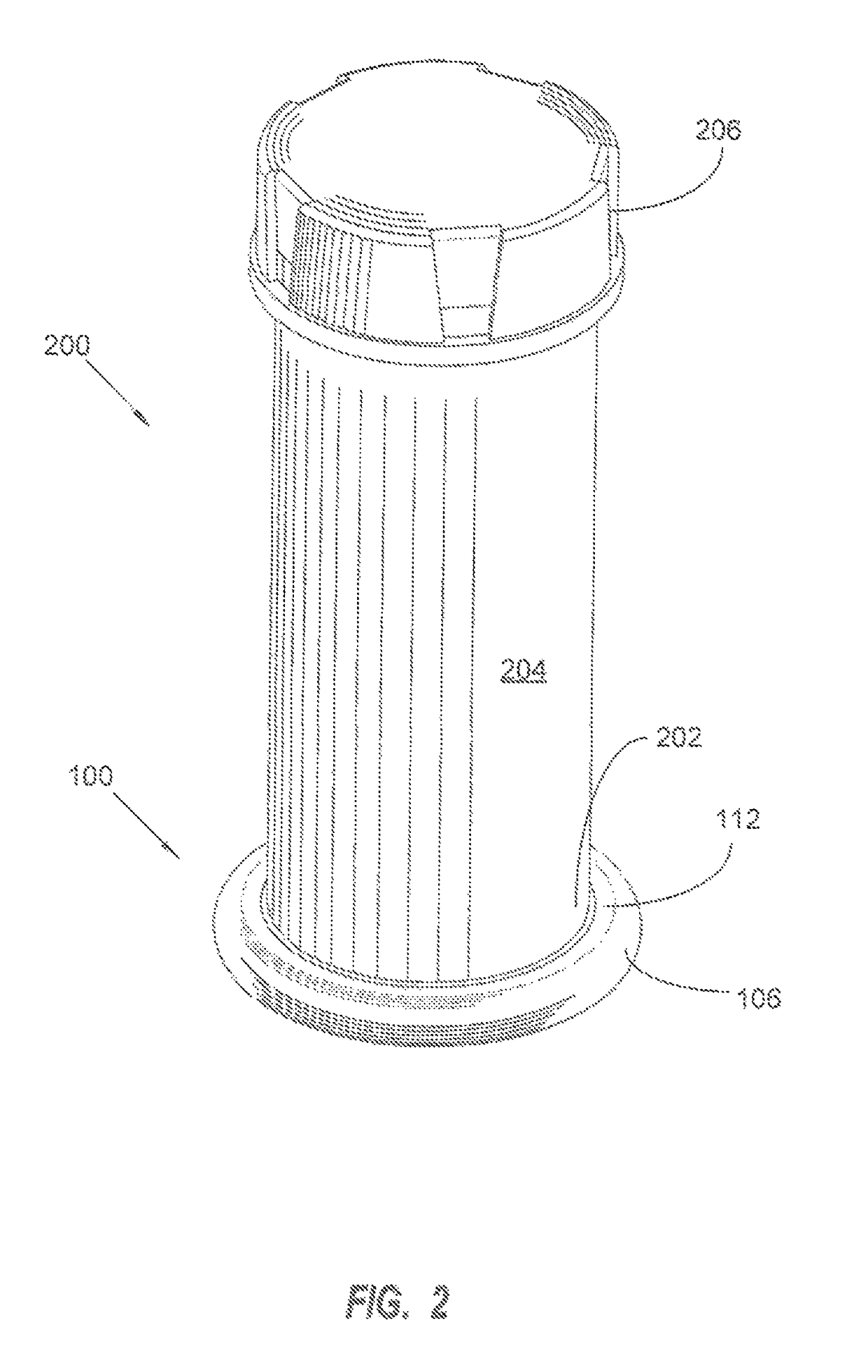 Bottle support shoe with suction base