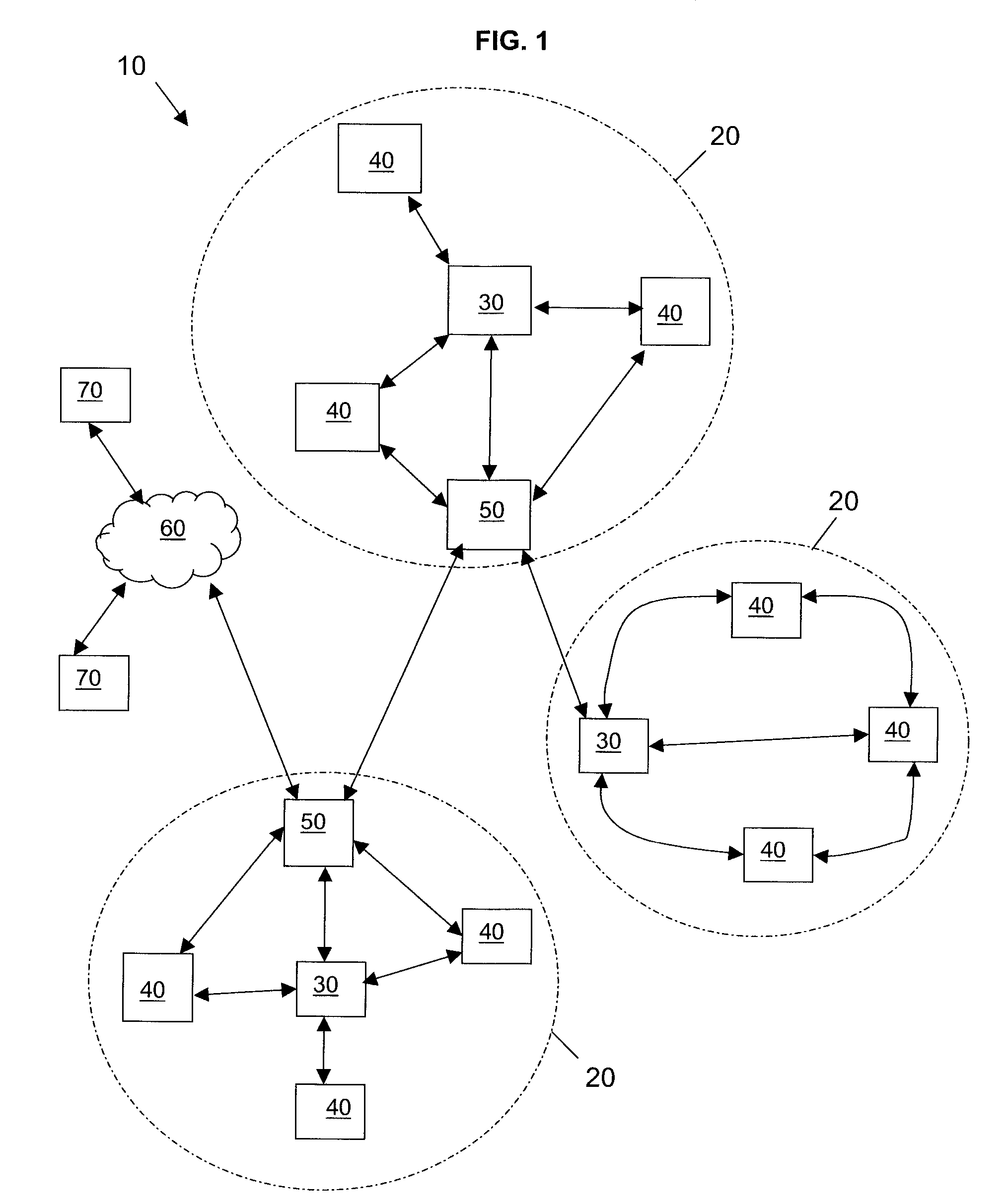 Hash-based access to resources in a data processing network
