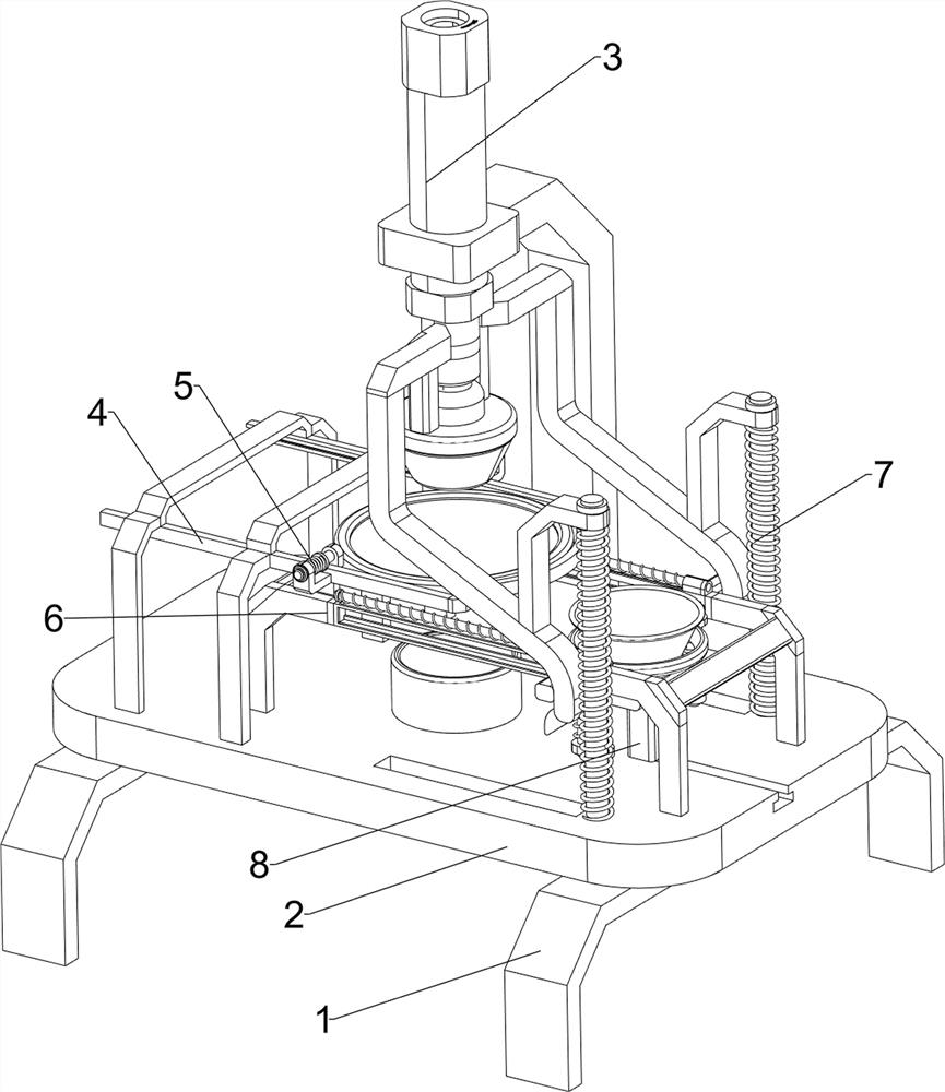 Egg tart skin forming equipment used in egg tart making