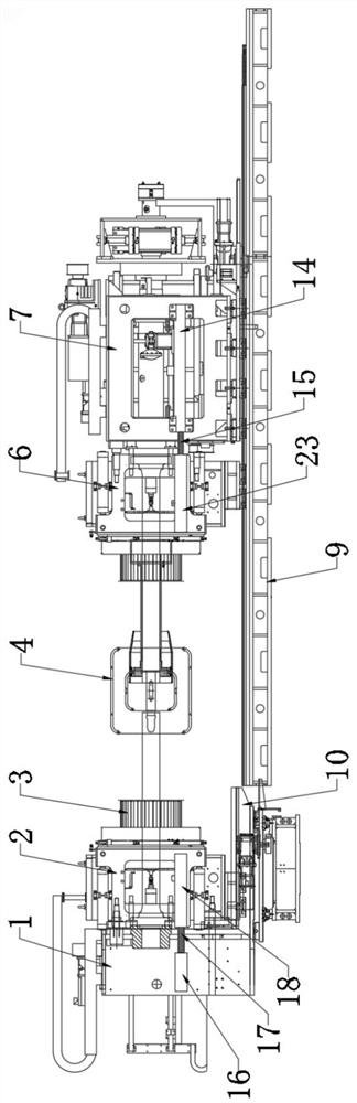 Servo-motor-driven forward and reverse wrapping mechanism of agricultural radial tire building machine