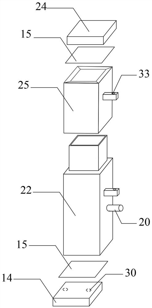 Sample preparation device and sample preparation method for preparing sample for geotechnical true triaxial test