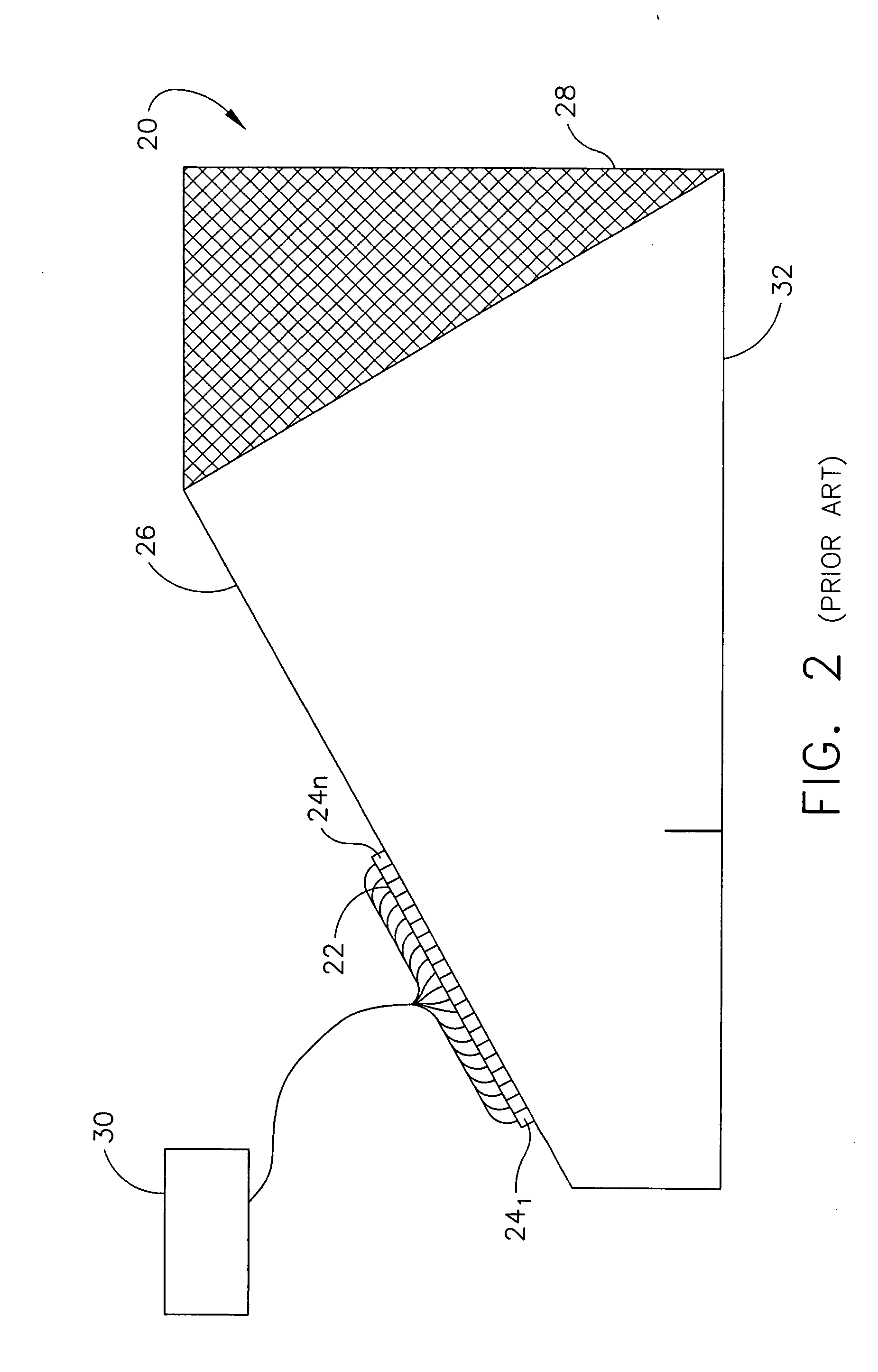 Uni-index variable angle phased array probe