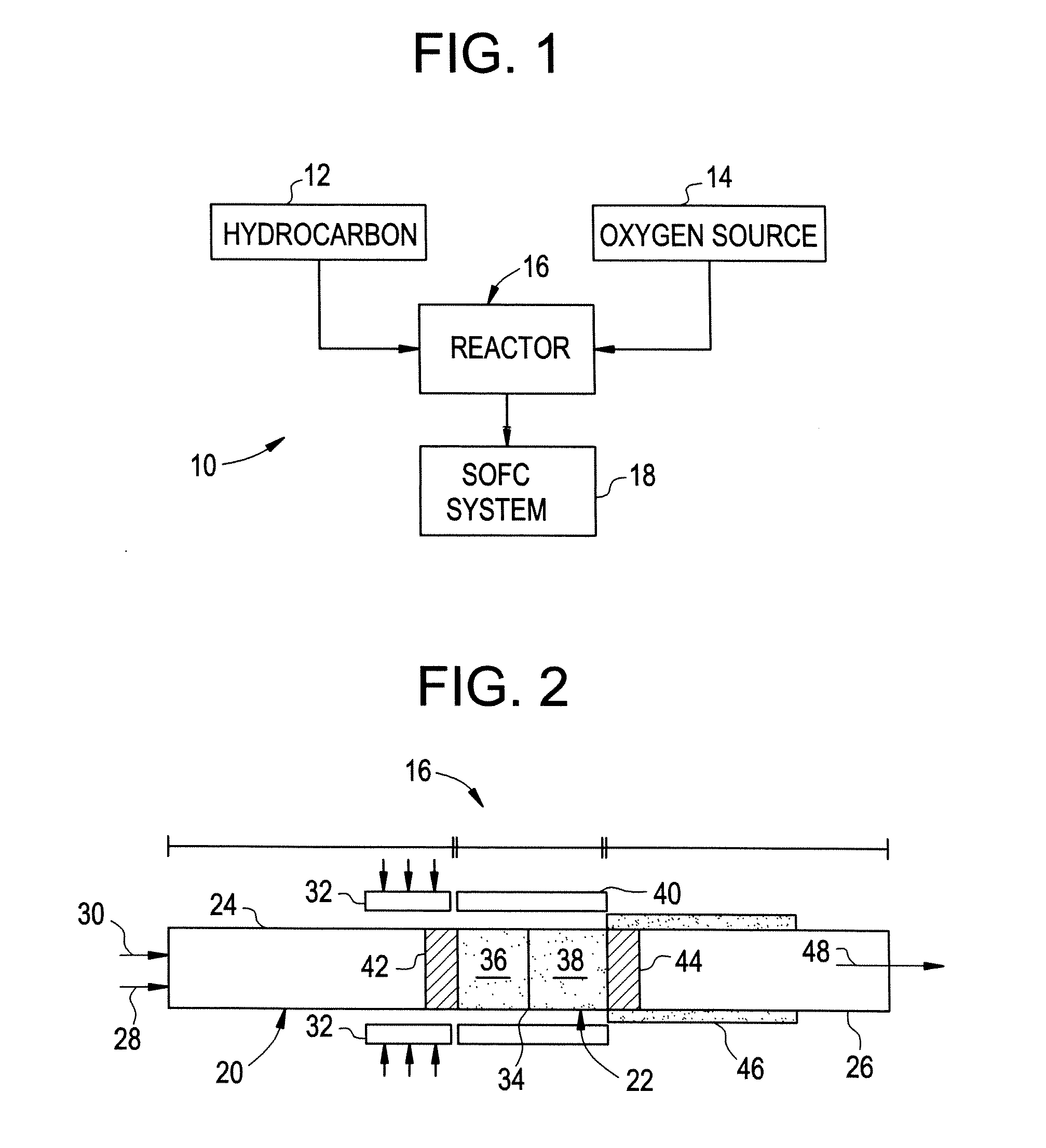 Catalytic partial oxidation processor with heat exchanger for converting hydrocarbon fuels to syngas for use in fuel cells and method