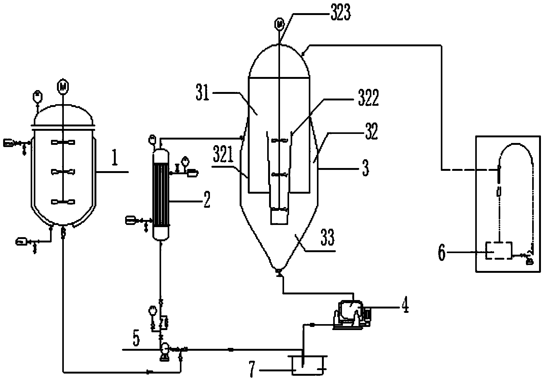 Continuous crystallizing and centrifuging system for producing phosphorous acid