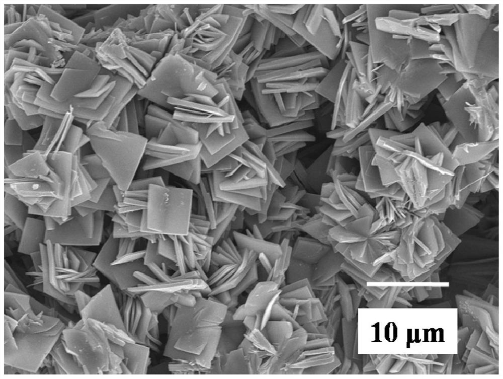 Preparation method of flaky (NH4) 2V4O9 flexible zinc ion battery electrode material