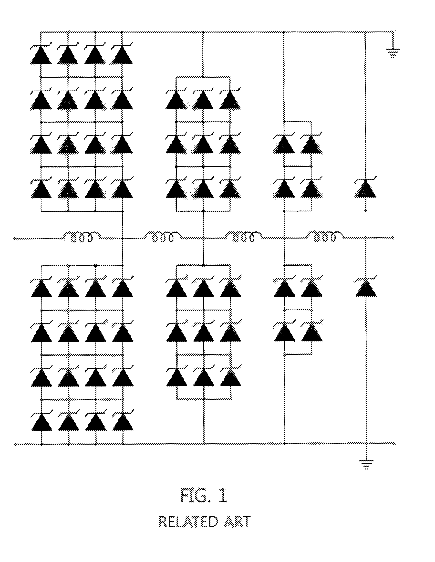 Stacked diode limiter