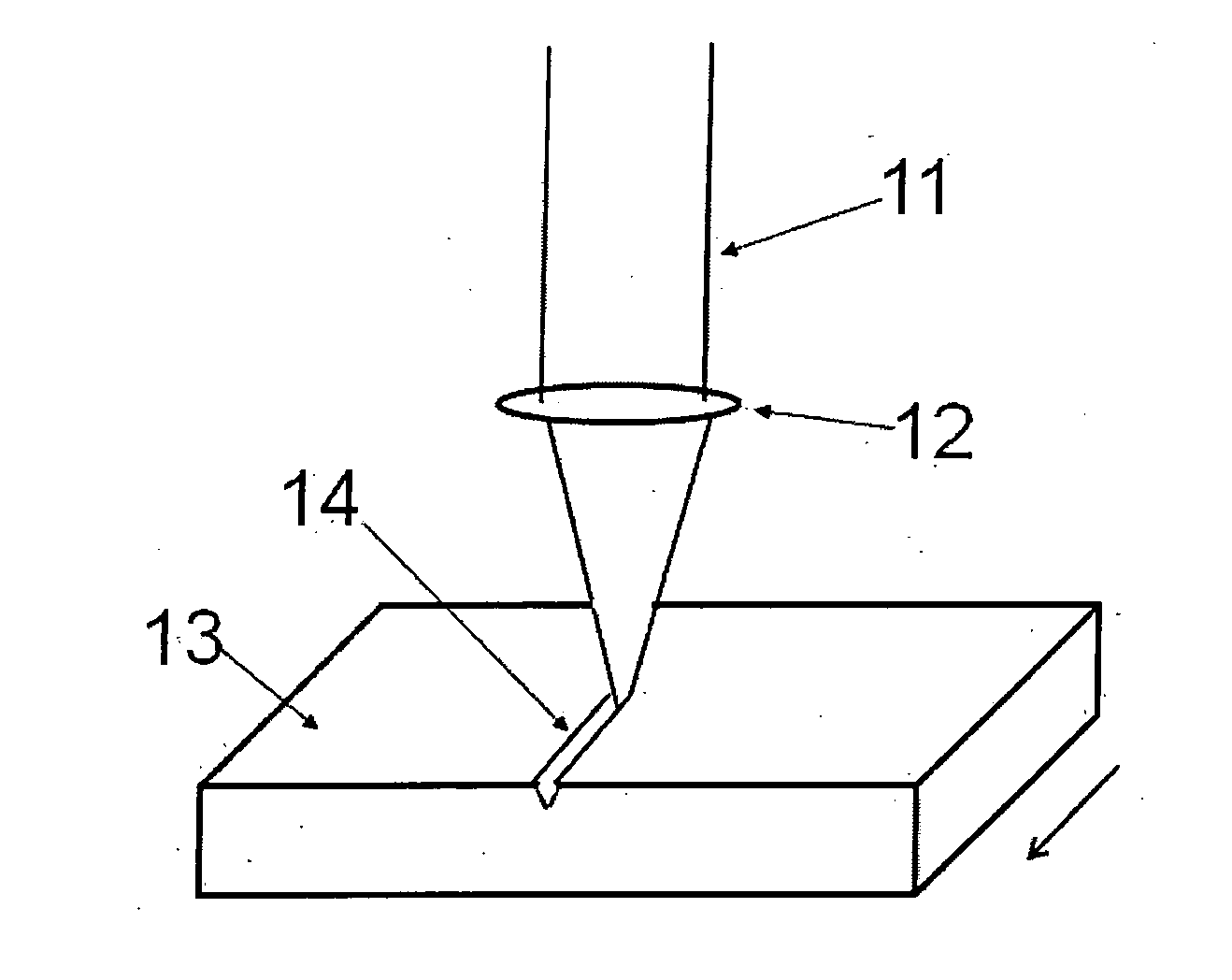 Method and apparatus for laser machining relatively narrow and relatively wide structures