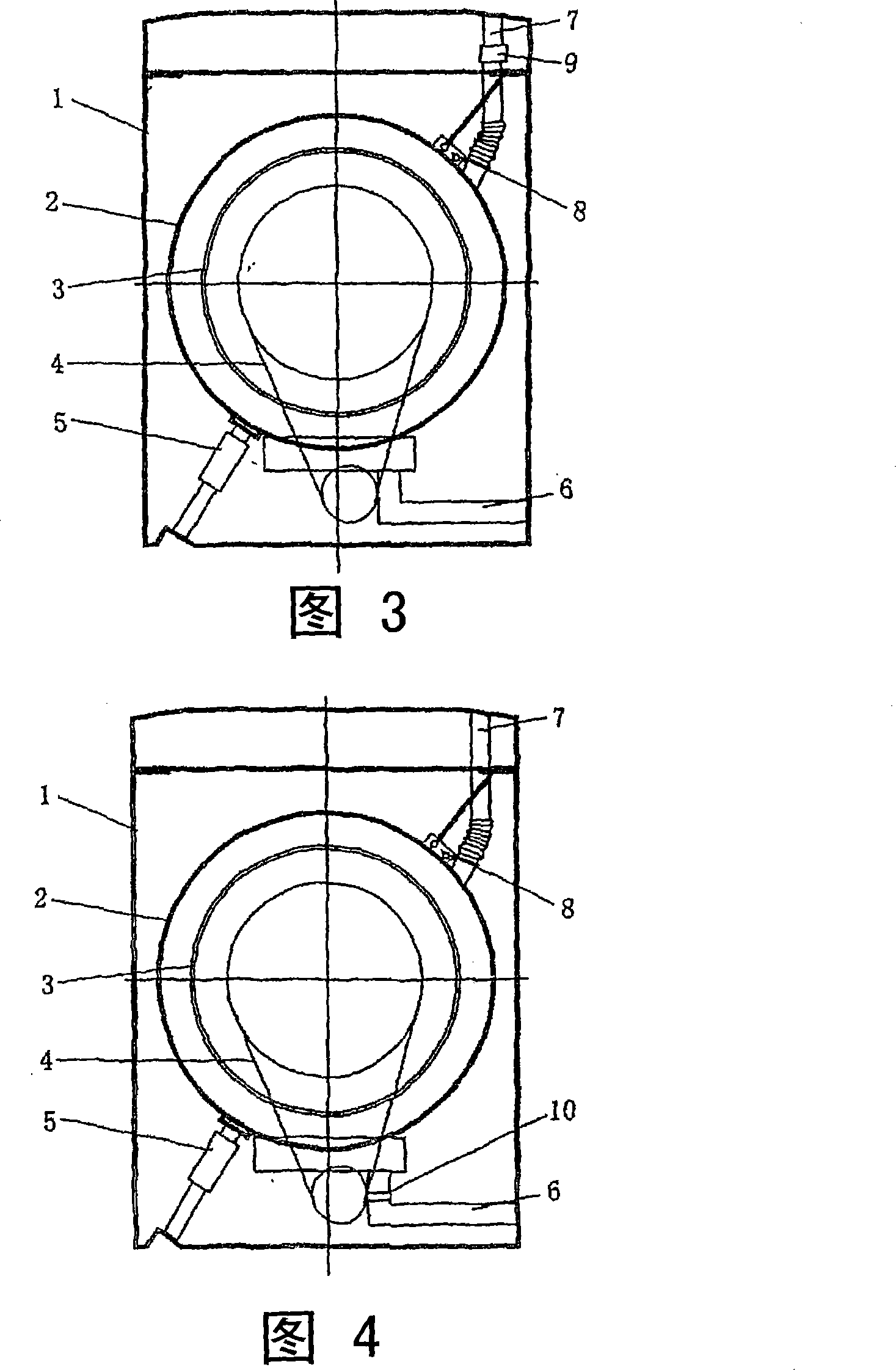 Method for determining clothes weight in laundry machine and laundry machine implementing the same method