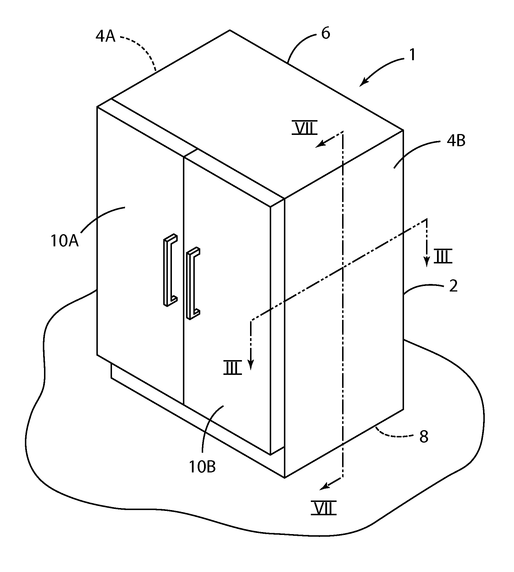 Folded vacuum insulated structure
