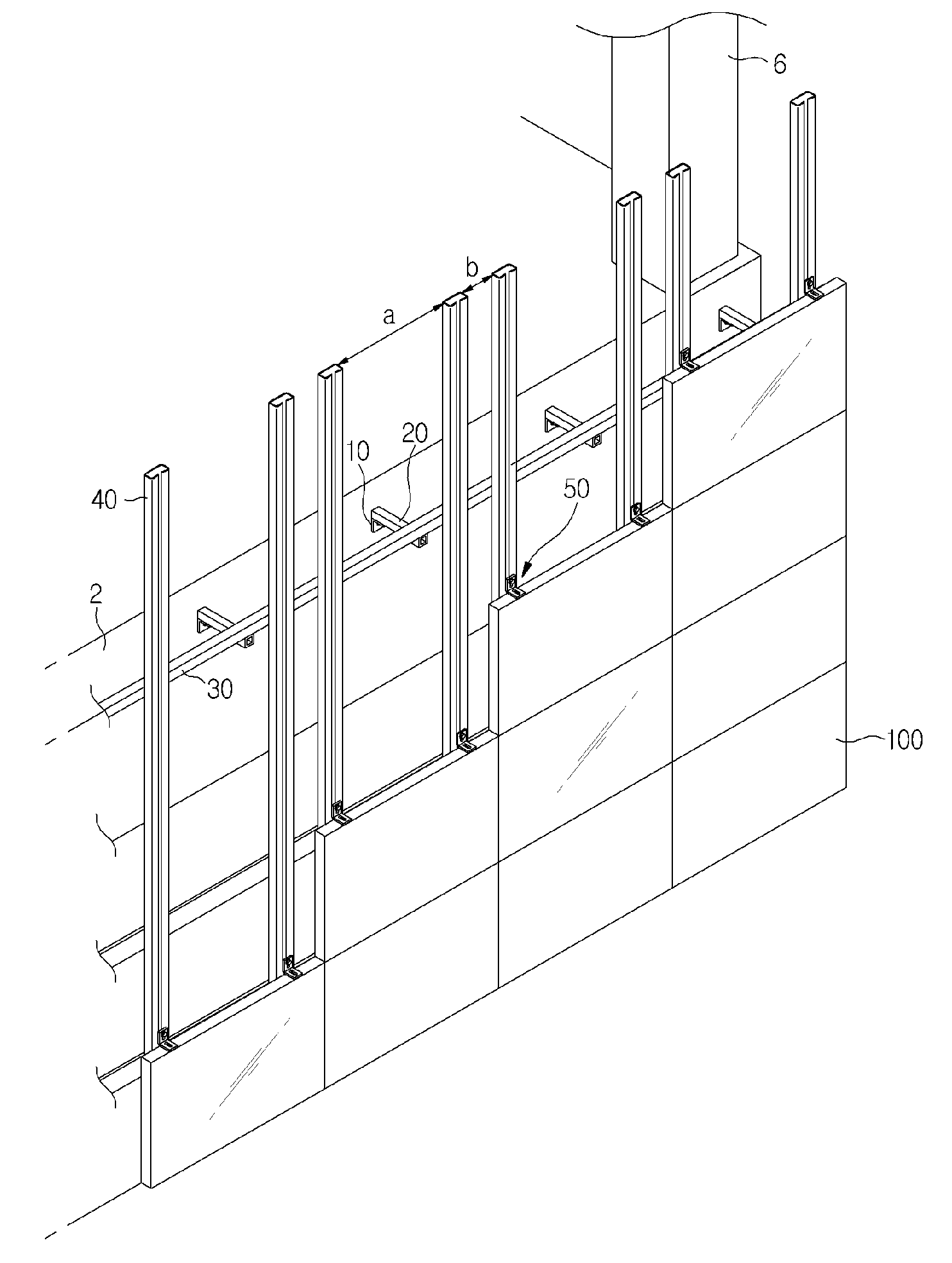 Outer-wall construction apparatus for building