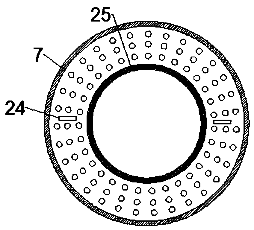 An environment-friendly double-layer automobile exhaust pipe