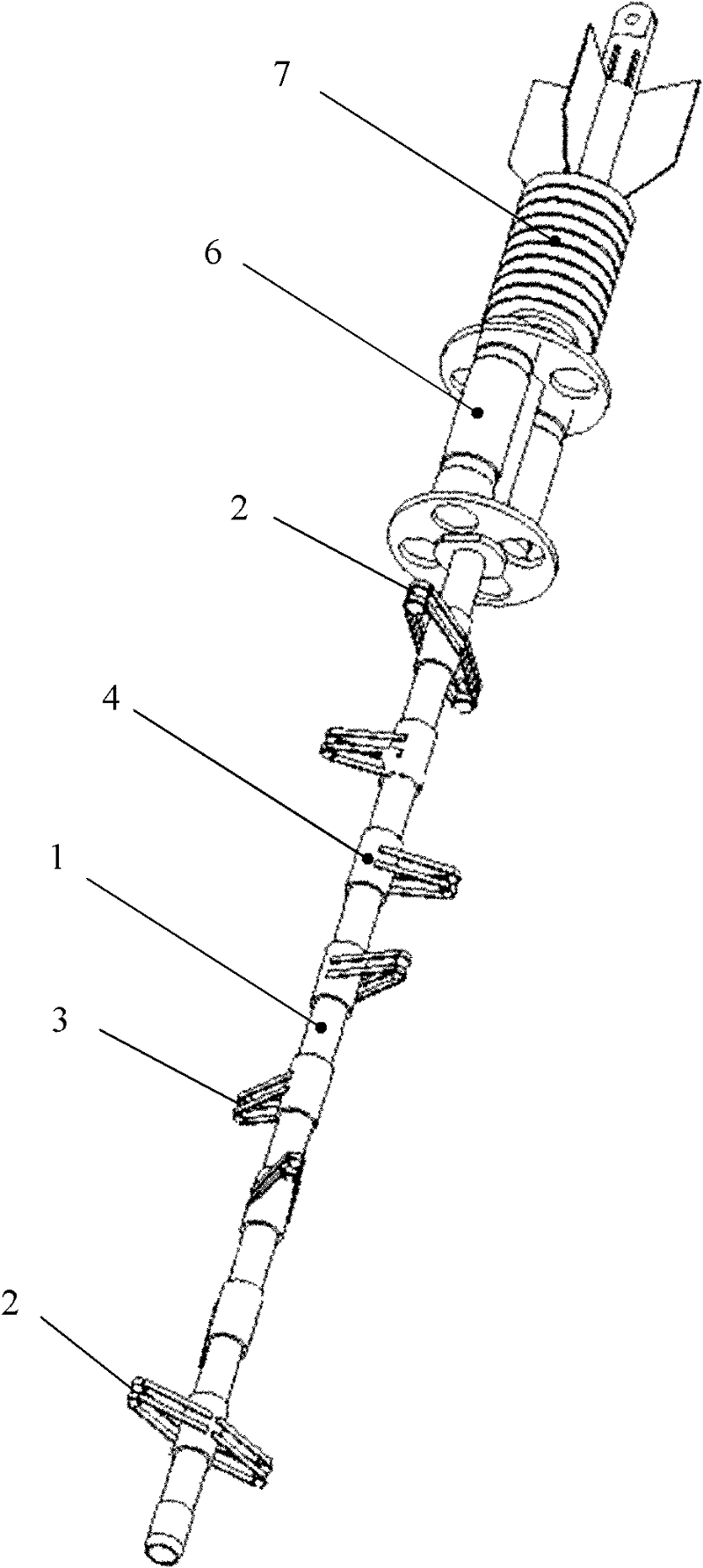 Submarine sediment acoustic parameter in-situ measuring device