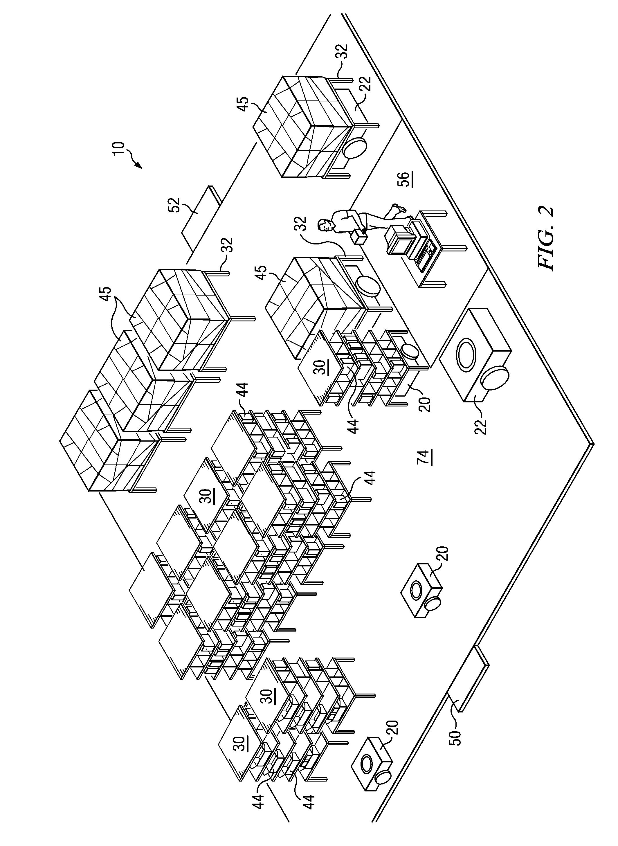 System and method for inventory management using mobile drive units