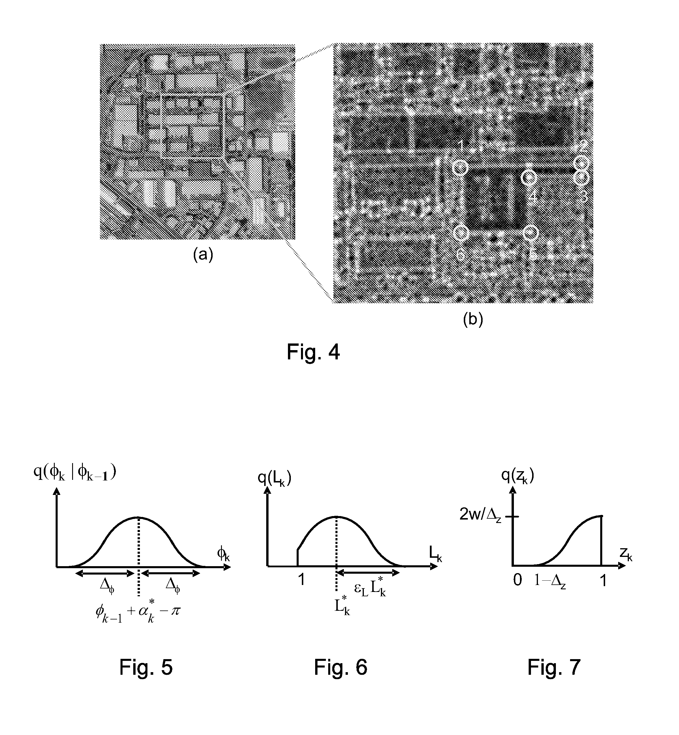 Method and system for detecting polygon boundaries of structures in images as particle tracks through fields of corners and pixel gradients