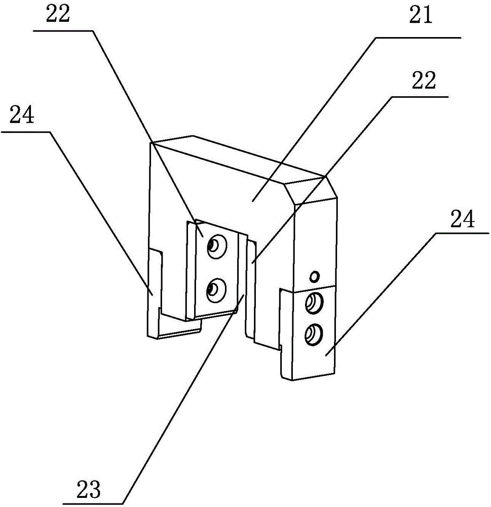 Positioning device and method for machining rolling linear guide rail pair rollaway nest