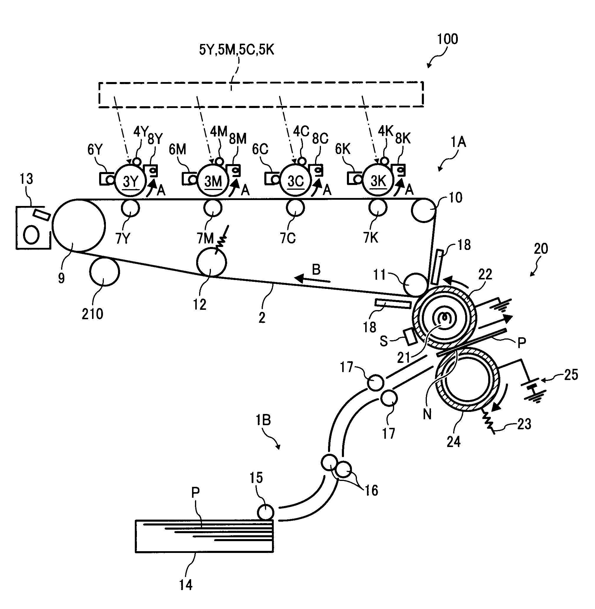 Transfer-fixing device, image forming apparatus, and transfer-fixing method