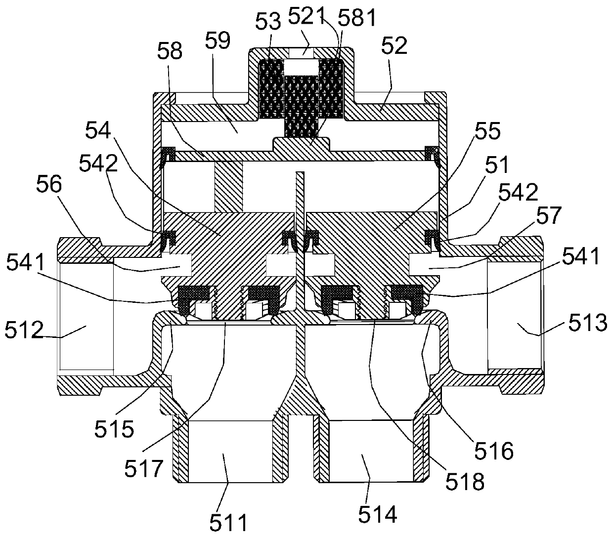 Gas valve and anti-temper cooker