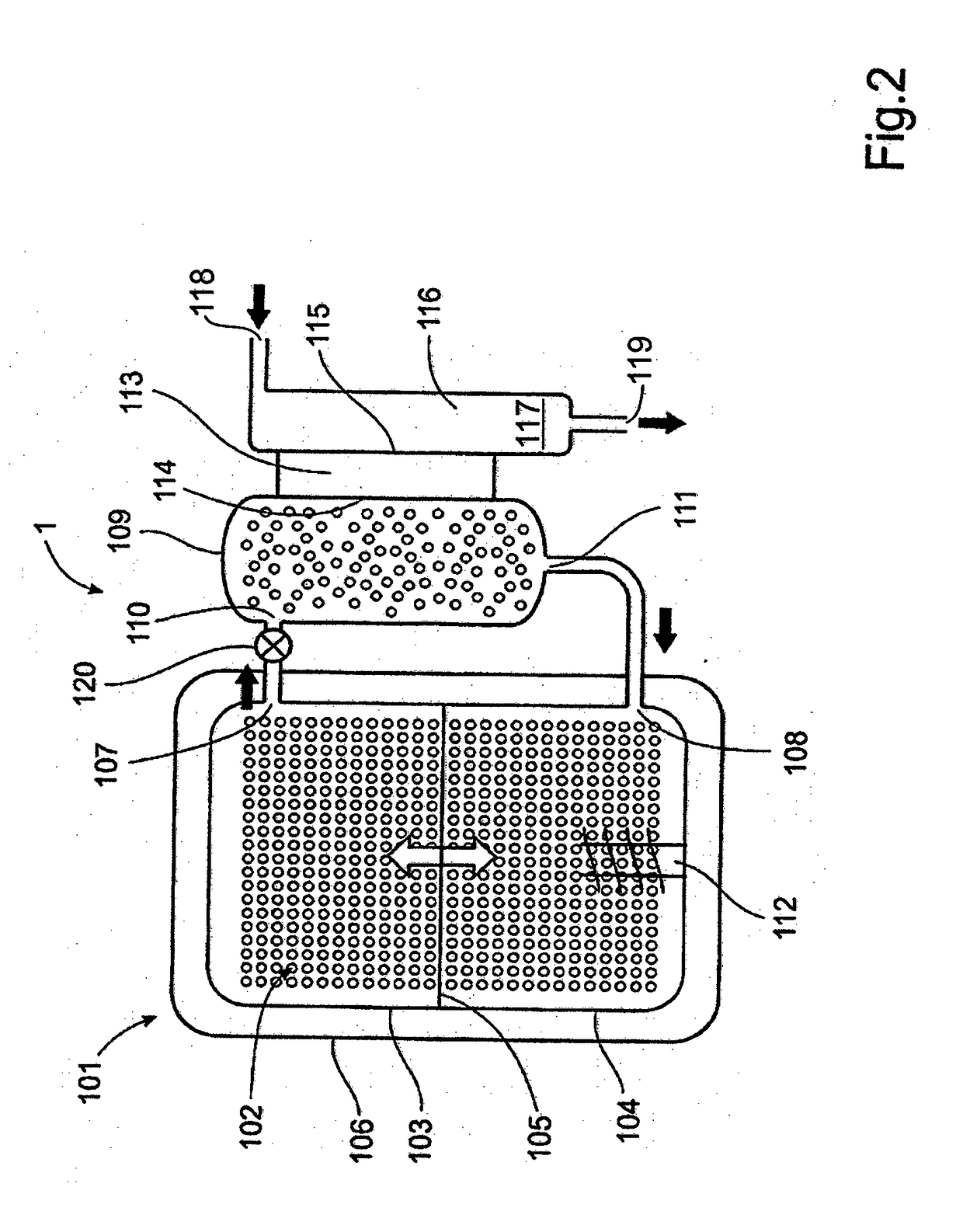 An energy carrier system for a vehicle