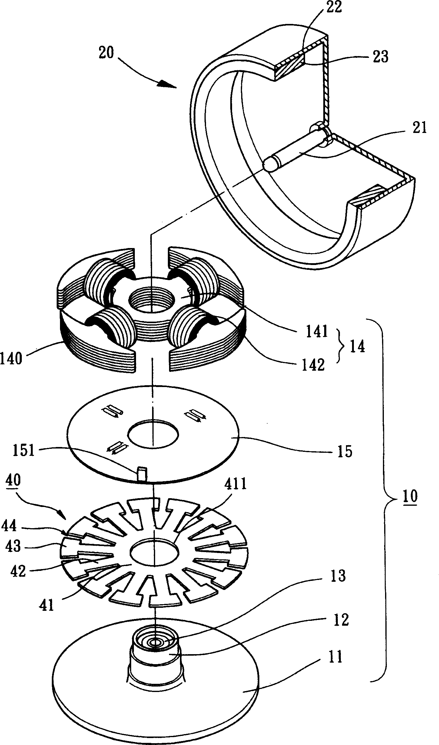 Motor structure