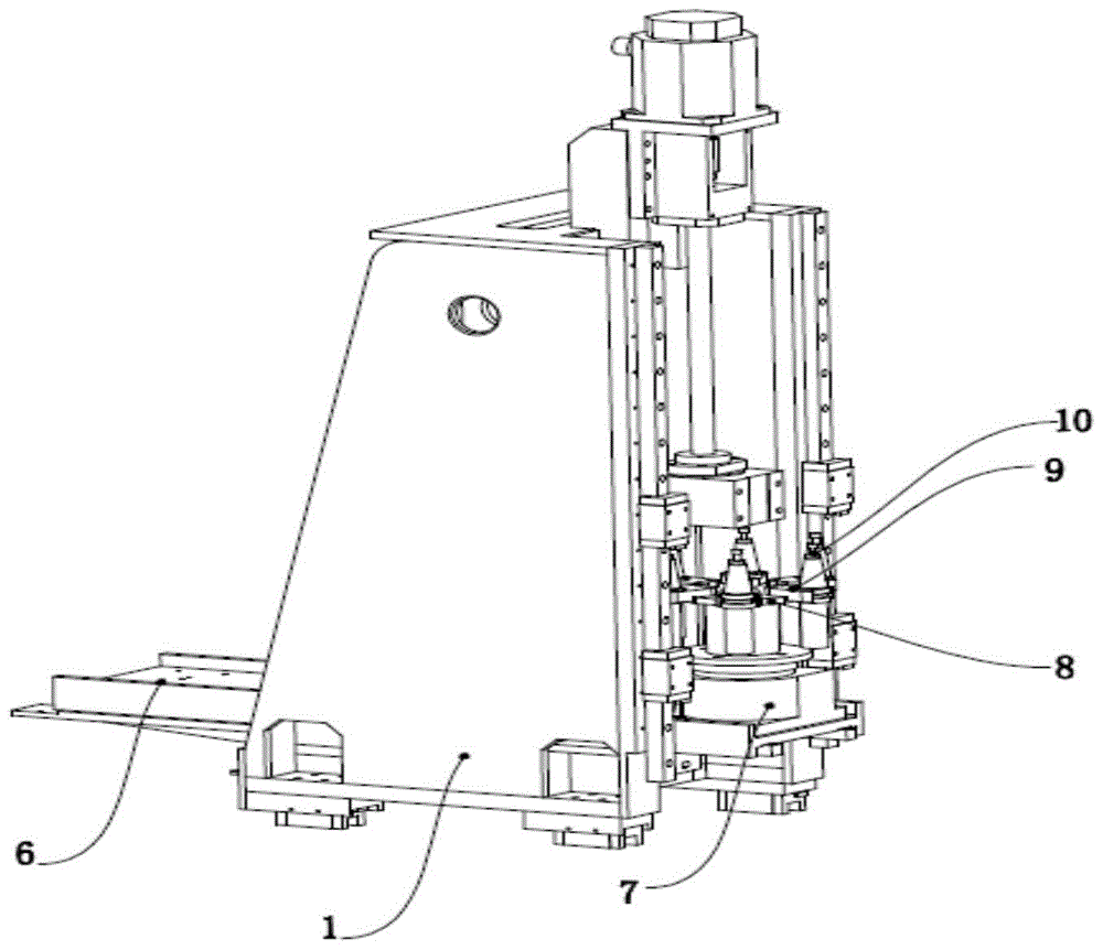 Built-in tool magazine