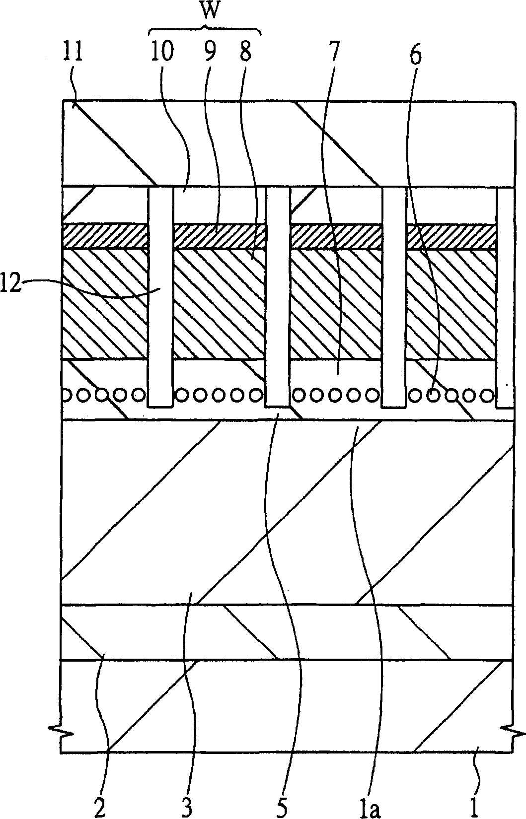 Semiconductor memory device and method for making same