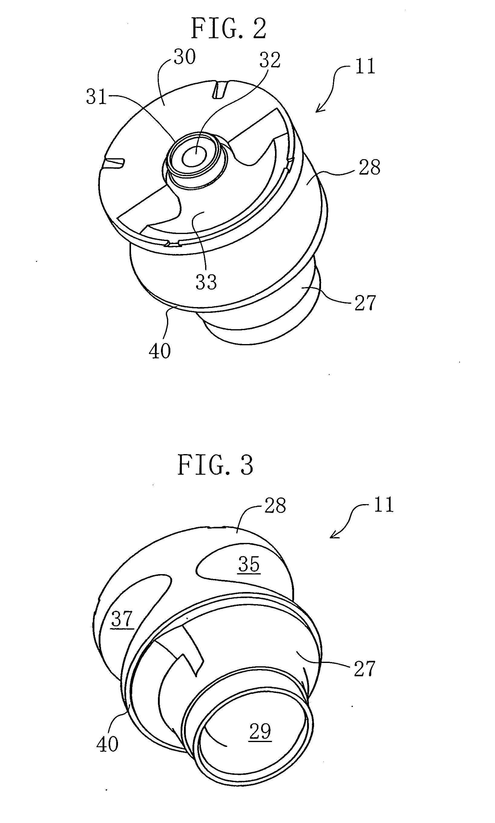 Impeller and sewage treatment pump including the same