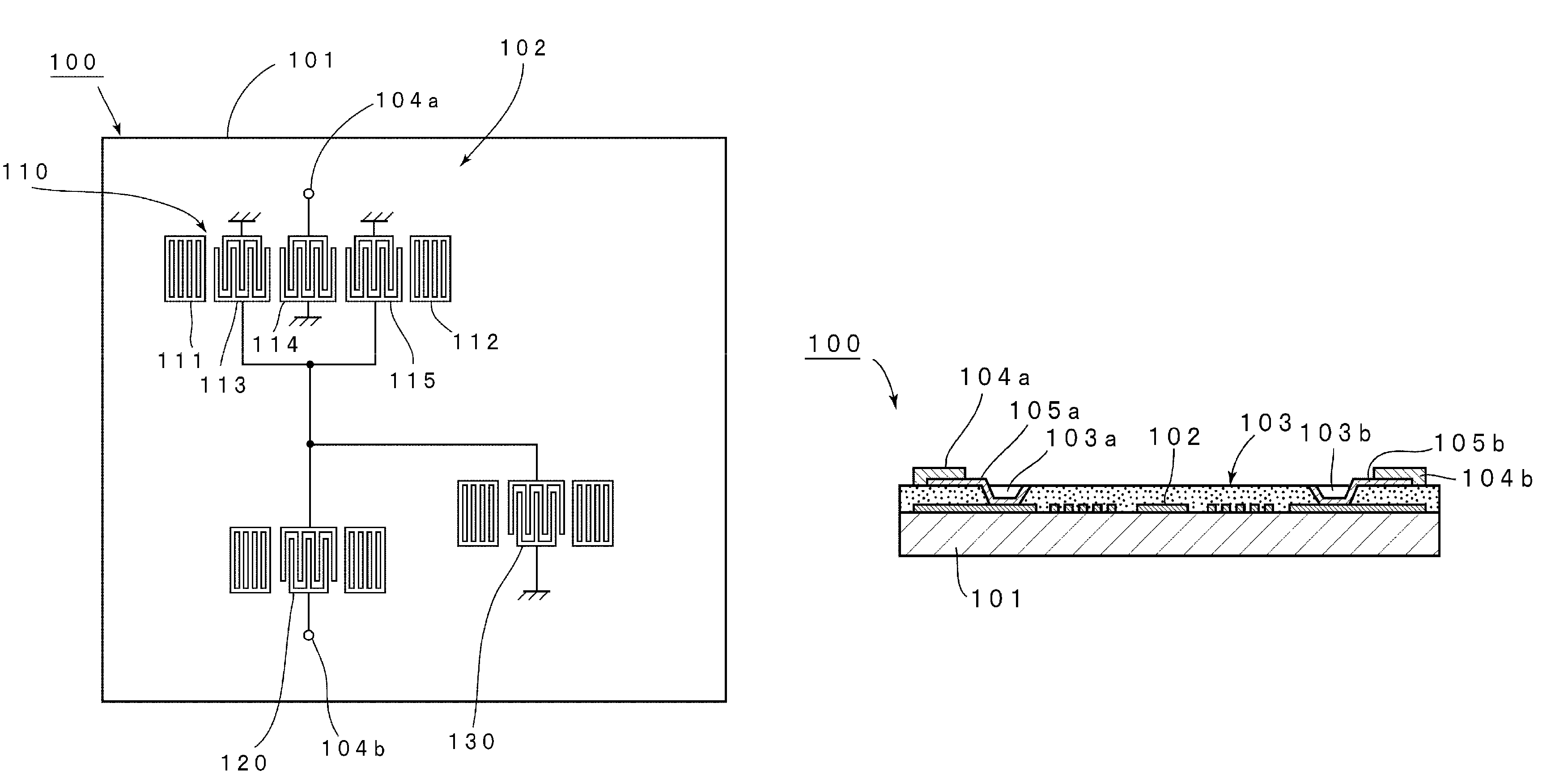 Boundary acoustic wave filter device