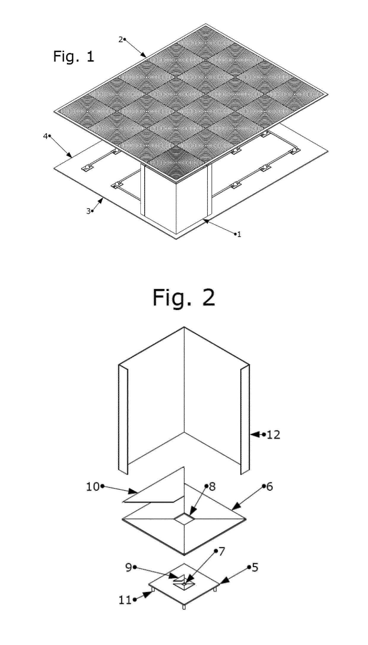 Module integrated solar position sensing device for concentration photovoltaic devices