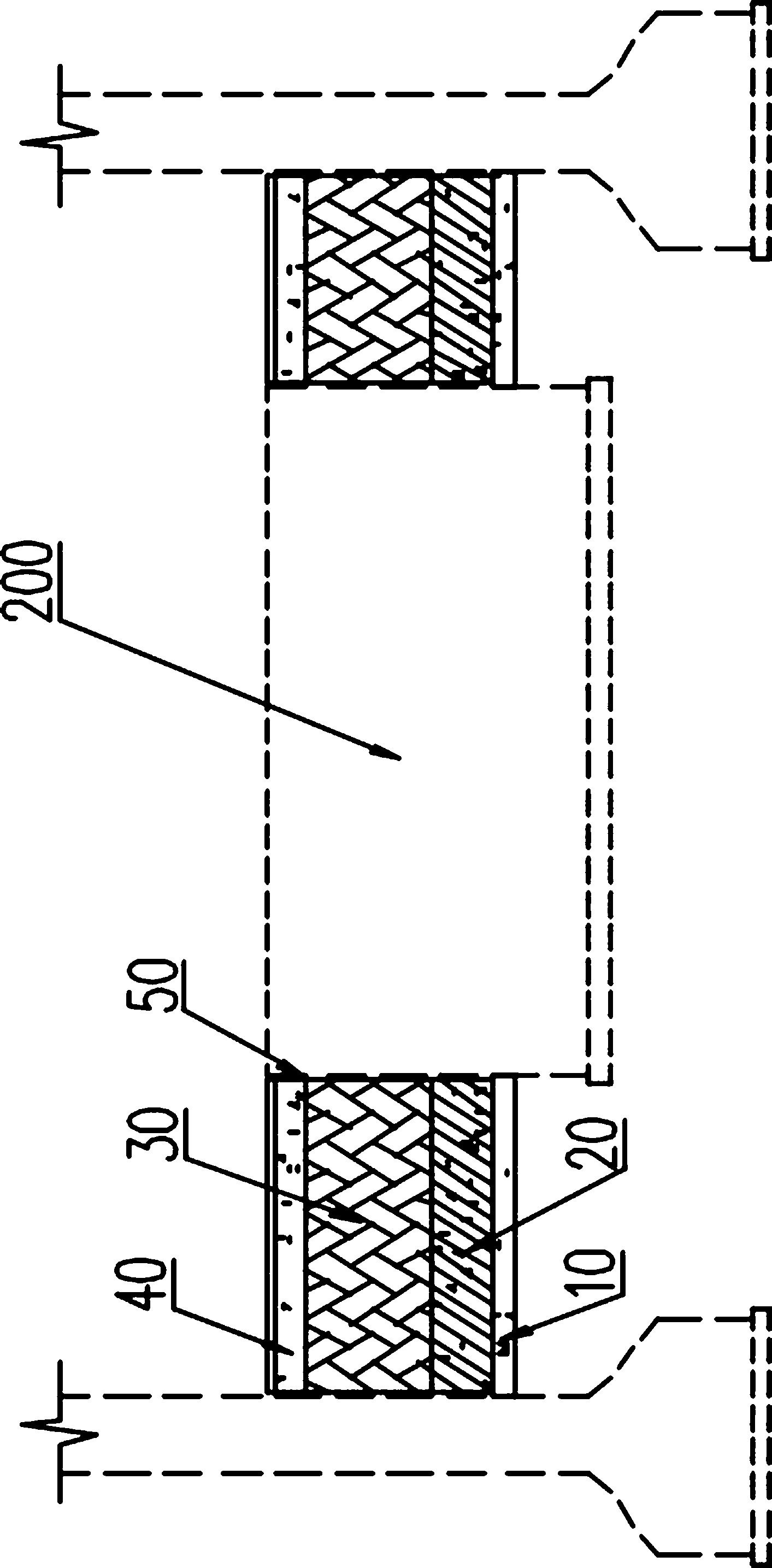 Structure of apparatus and buttress integrated foundation in steam turbine room
