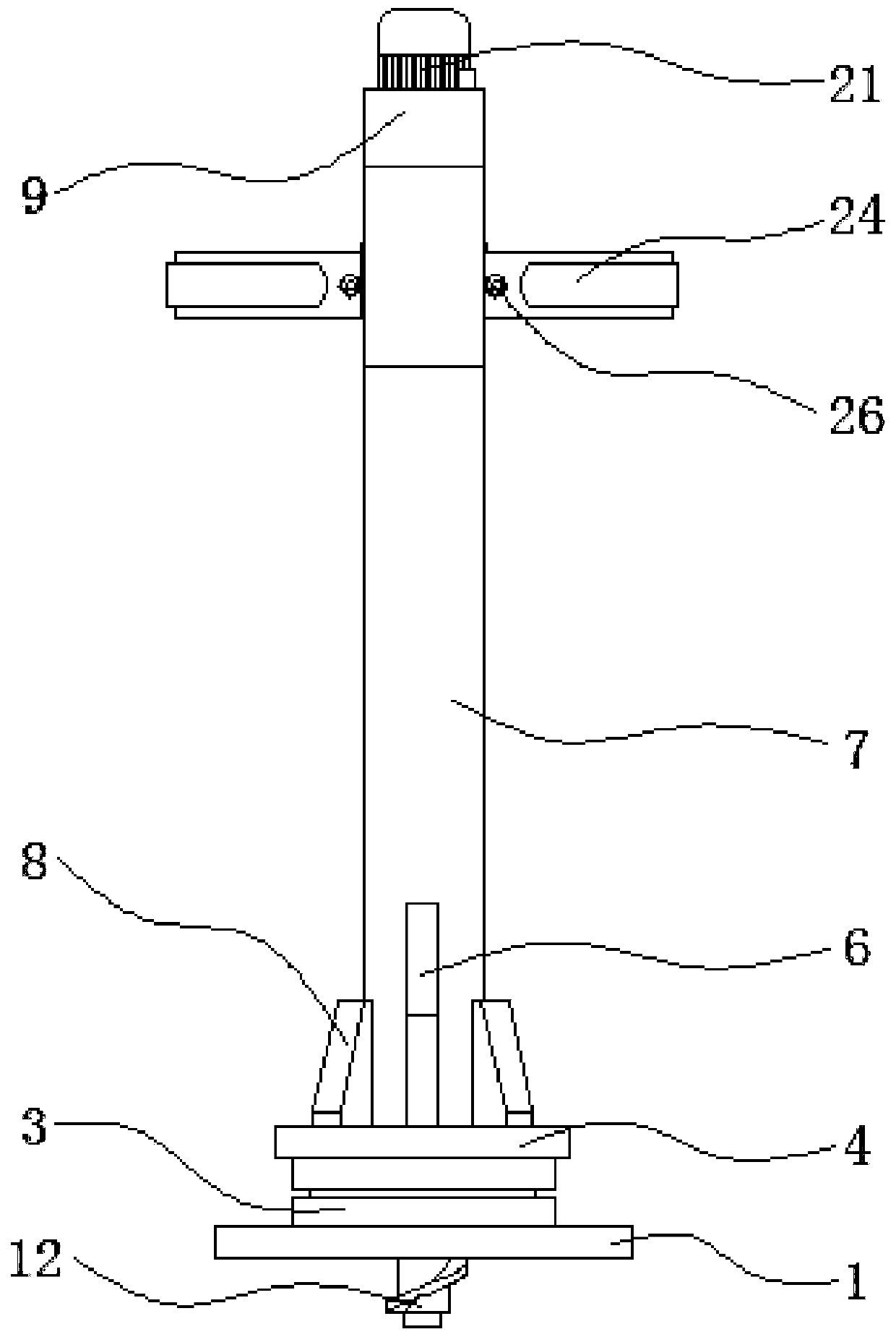 A shock-absorbing oil drilling machine with depth record