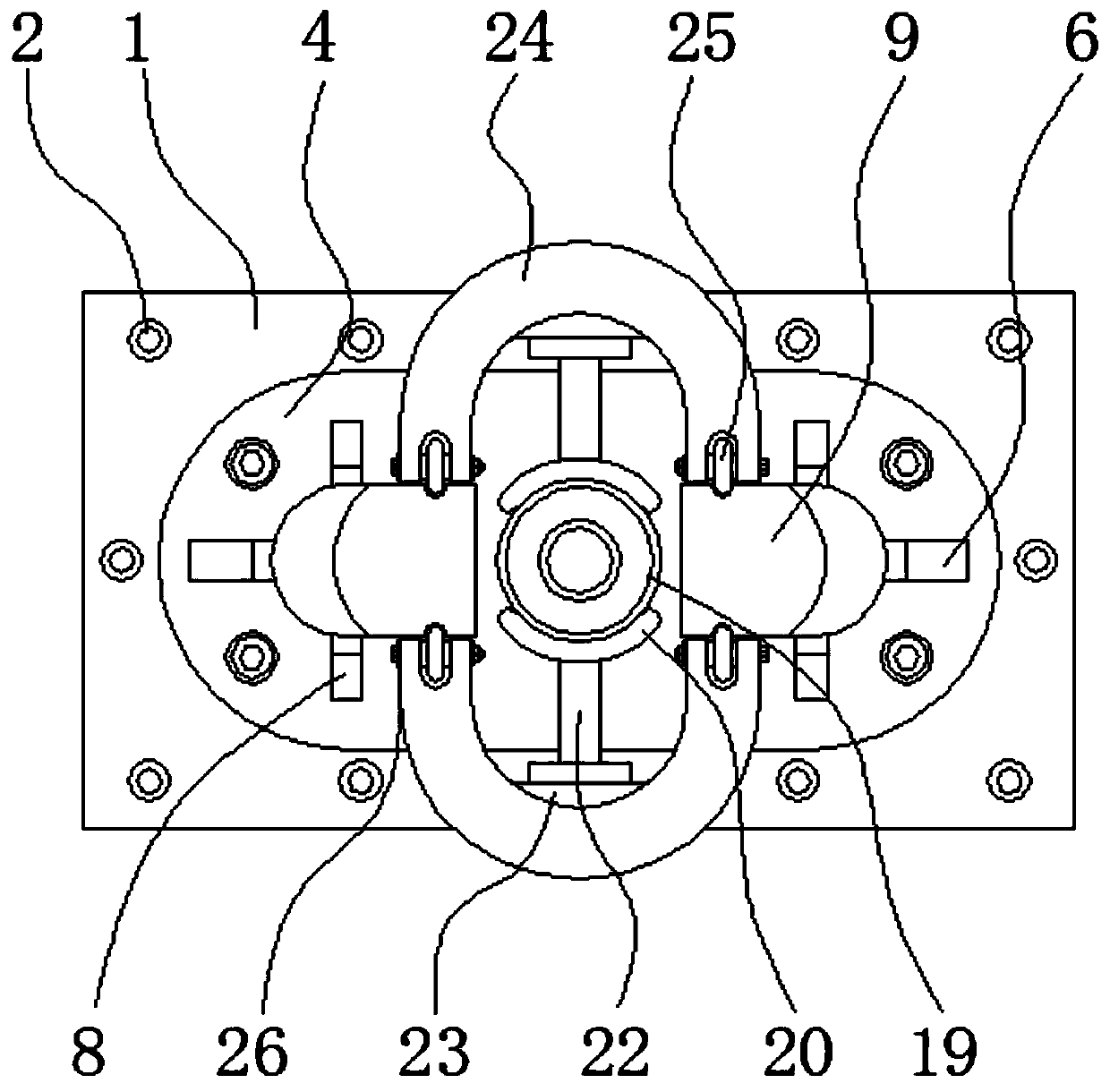 A shock-absorbing oil drilling machine with depth record