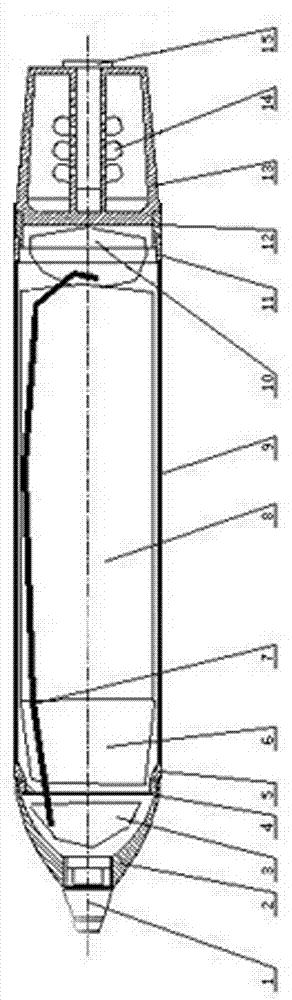 Fire-extinguishing grenade 120 and launcher used with same